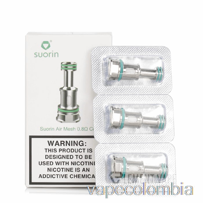 Bobinas De Repuesto Vape Recargable Suorin Air Mod Bobinas De Malla De 0.8ohm